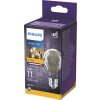 Žárovka Philips LED žárovka E27 2,3W/15W 100lm 1800K kouřová