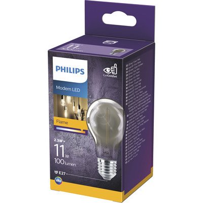 Philips LED žárovka E27 2,3W/15W 100lm 1800K kouřová – Zboží Mobilmania