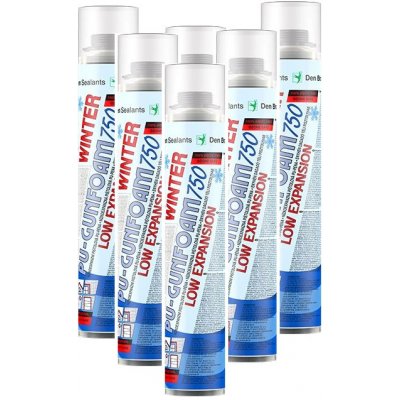 Den Braven nízkoexpanzní pistolová pěna WINTER 750 ml 12 ks – Sleviste.cz