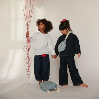 Studio Noos Denim Blue Hearts – Zboží Dáma