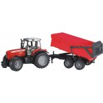 Bruder 2045 Traktor MASSEY FERGUSON 7480 s valníkem – Zboží Dáma