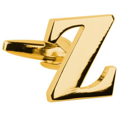 Bubibubi manžetový knoflíček zlaté písmeno Z – Zboží Dáma