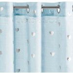 Závěs srdíčka modrý - 250 x 140 cm – Zboží Mobilmania