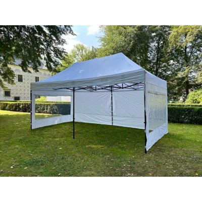 TENTino STEEL HEXAGON 3x6 m /6 noh 1A - BÍLÁ – Sleviste.cz