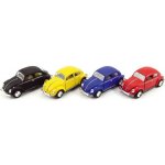 Kinsmart Auto VW Classical Beetle kov 13 cm na zpětné natažení žlutý – Sleviste.cz