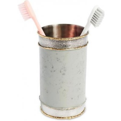 JULIA KNIGHT CASCADE dóza na zubní kartáčky 12 cm šedá – Zboží Dáma