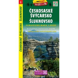 Českosaské Švýcarsko Šlunkovsko 1:50 000 turist .mapa