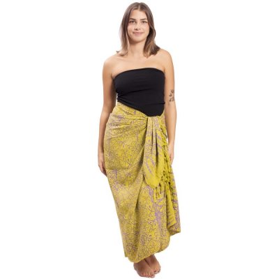 Sarong BALI BATIK žlutý I. – Hledejceny.cz