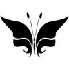 Kreslící šablona Artemiss Motýl na růži plastová šablona 005 D 29x29cm