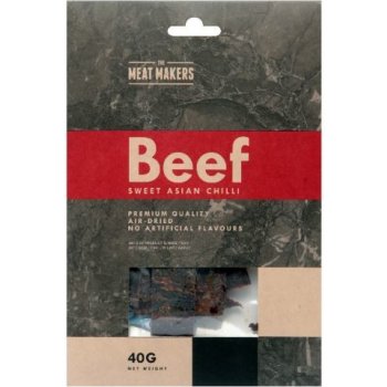 Meat Makers Beef Jerky Sweet Asian Chilli 40 g