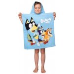 Jerry Fabrics Plážová osuška pončo Bluey Skate 50 x 115 cm – Zboží Dáma