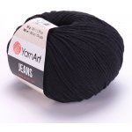 Yarn Art příze YarnArt Jeans 53 černá – Zboží Dáma