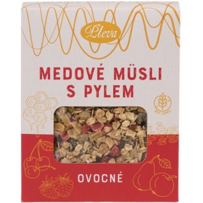 Pleva Medové müsli s pylem ovocné 370g