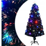 vidaXL Umělý vánoční stromek se stojanem a LED 150 cm optické vlákno – Hledejceny.cz
