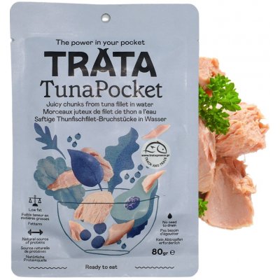 Trata Kousky tuňáka ve vlastní šťávě 80 g – Zboží Dáma