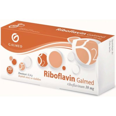 Galmed Riboflavin 10 mg 30 tablet – Hledejceny.cz
