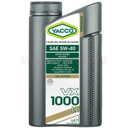 Yacco VX 1000 lL 5W-40 1 l