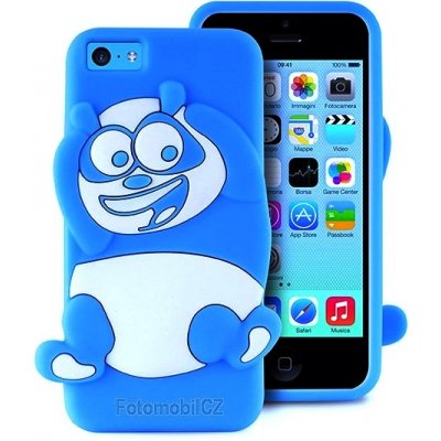 Pouzdro PURO panda IPhone SE / 5s / 5 / 5c modré
