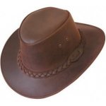 SCIPPIS Westernový klobouk Bushman kožený černý – Zboží Mobilmania