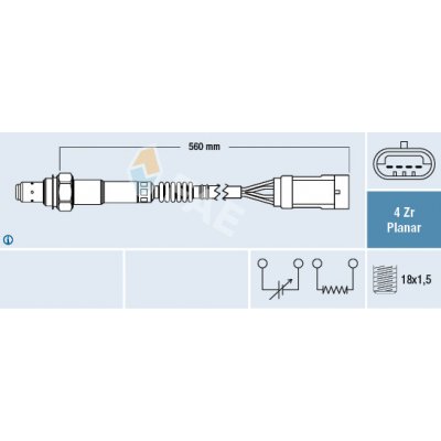 FAE Lambda sonda 77153 – Zboží Mobilmania