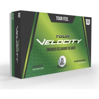 Wilson Staff Tour Velocity bílé 15 ks