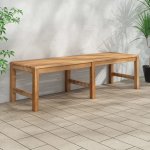 VidaXL Zahradní lavice 150 cm masivní teakové dřevo – Hledejceny.cz