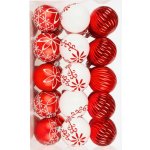 SPRINGOS Vánoční baňky červeno-bílé mix 5cm sada 30ks CA0151-XG – Zboží Dáma