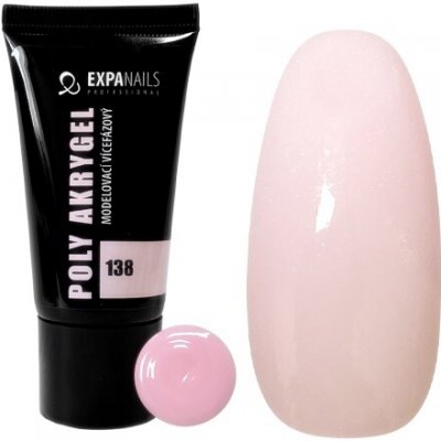 EXPA-nails Poly Acrygel Tube č. 138 Růžová Lila 30 g – Hledejceny.cz