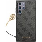 Pouzdro Guess 4G Charms Samsung Galaxy S23 Ultra šedé – Hledejceny.cz