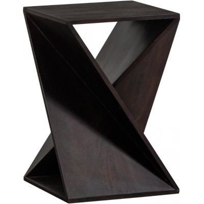 Woood Ikeno 41 x 41 cm tmavě hnědý – Zboží Dáma