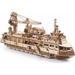 Ugears 3D mechanické puzzle výzkumné plavidlo Research Vessel 575 ks – Zbozi.Blesk.cz