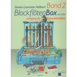 BlockflötenBox Band 2 + 2x CD škola hry na zobcovou flétnu