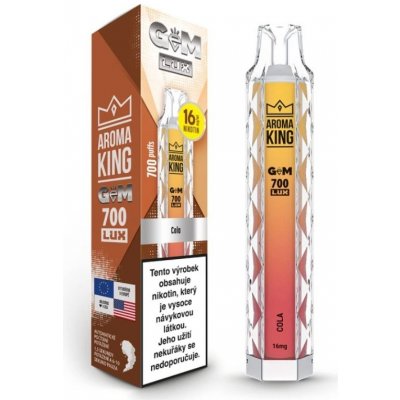 Aroma King Gem Lux Cola 16 mg 700 potáhnutí – Zboží Mobilmania