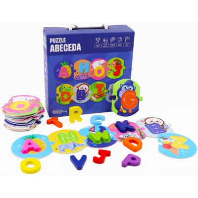 Edukid Puzzle Abeceda SK/CZ – Hledejceny.cz