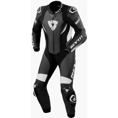 Jednodílná kombinéza Revit Control černá/bílá | Zboží Auto