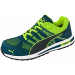PUMA Elevate Knit Green Low S1P bezpečnostní obuv zelená, žlutá – Zboží Dáma