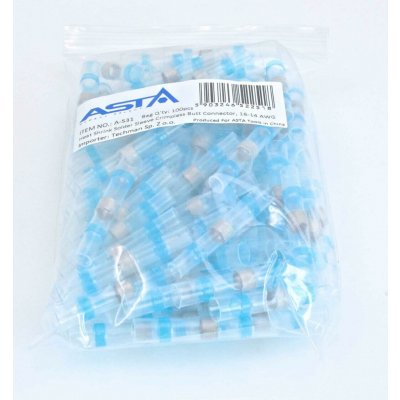 ASTA A-S31 Smršťovací hadičky s cínem, 4.5 x 40 mm, 16-14 AWG, balení 100 ks – Hledejceny.cz