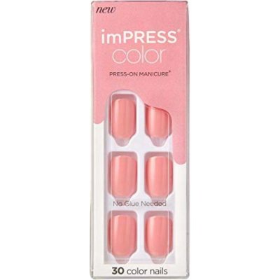KISS imPRESS Color Pretty Pink 30 ks – Sleviste.cz
