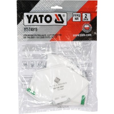 Yato respirátor FFP2/P YT-74919 2 ks – Zboží Dáma