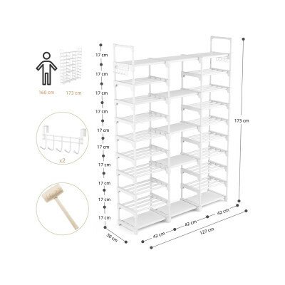 Costway X0025WXVH3 bílý – Hledejceny.cz