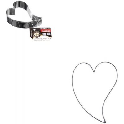 Vykrajovačka nerez SRDCE zahnuté malé - ORION – Sleviste.cz