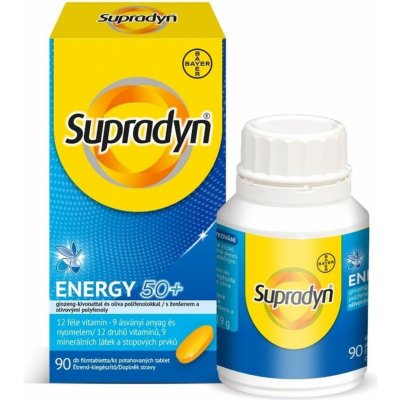 Supradyn ENERGY 50+ 90 tablet – Zboží Dáma