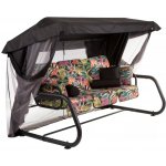 PATIO Venezia Lux Black Edition s moskytiérou, polštářky a bočními stolky G052-23IB 448546 – Zboží Mobilmania