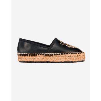 Love Moschino espadrilky dámské černé