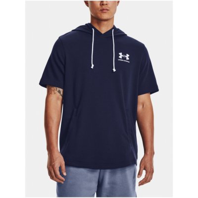 Under Armour UA Rival Terry LC SS HD tmavě modrá – Zboží Mobilmania