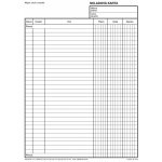 Optys 1017 Skladní karta zásob A4 – Hledejceny.cz