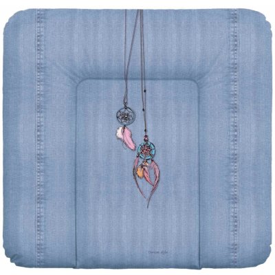 Ceba Baby Podložka na komodu Denim Style Dream Catcher modrá měkká 75 x 72 – Zbozi.Blesk.cz