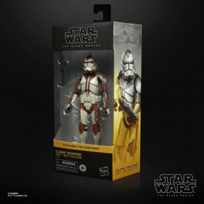 Hasbro Star Wars The Clone Wars Black Series akční Clone Trooper 187th Battalion – Sleviste.cz