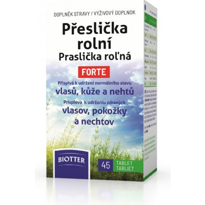 Biotter Přeslička rolní Forte 45 tablet – Hledejceny.cz