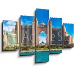 Obraz 5D pětidílný - 150 x 100 cm - Atlantis, The Palm Hotel in Dubai Atlantis, The Palm Hotel v Dubaji – Zbozi.Blesk.cz